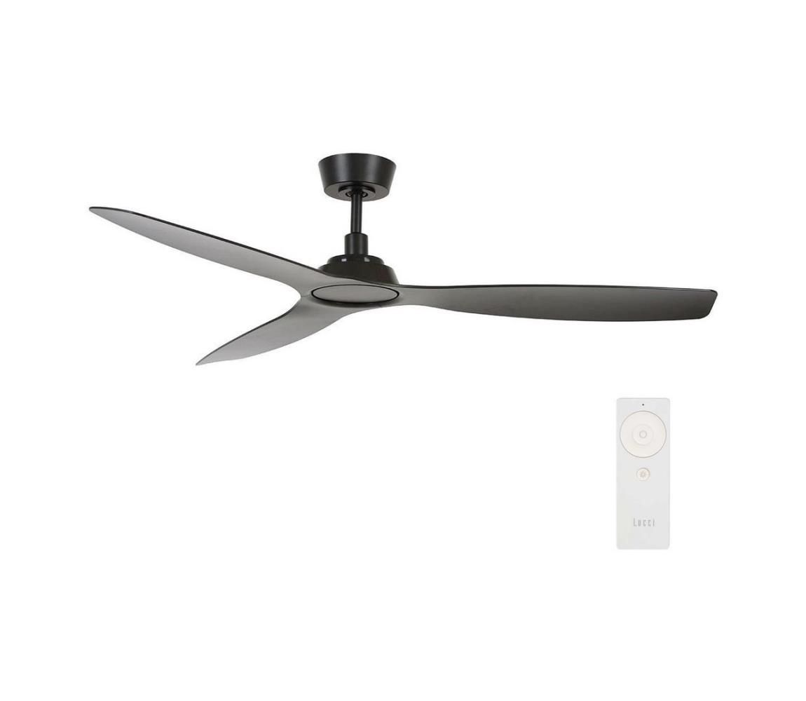 Lucci Air 210651 - Stropný ventilátor MOTO čierna + DO