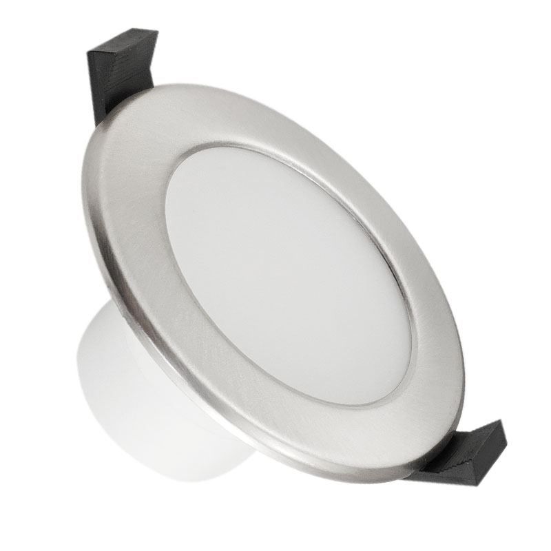 LED svietidlo strieborné 7W/IP44/4000K