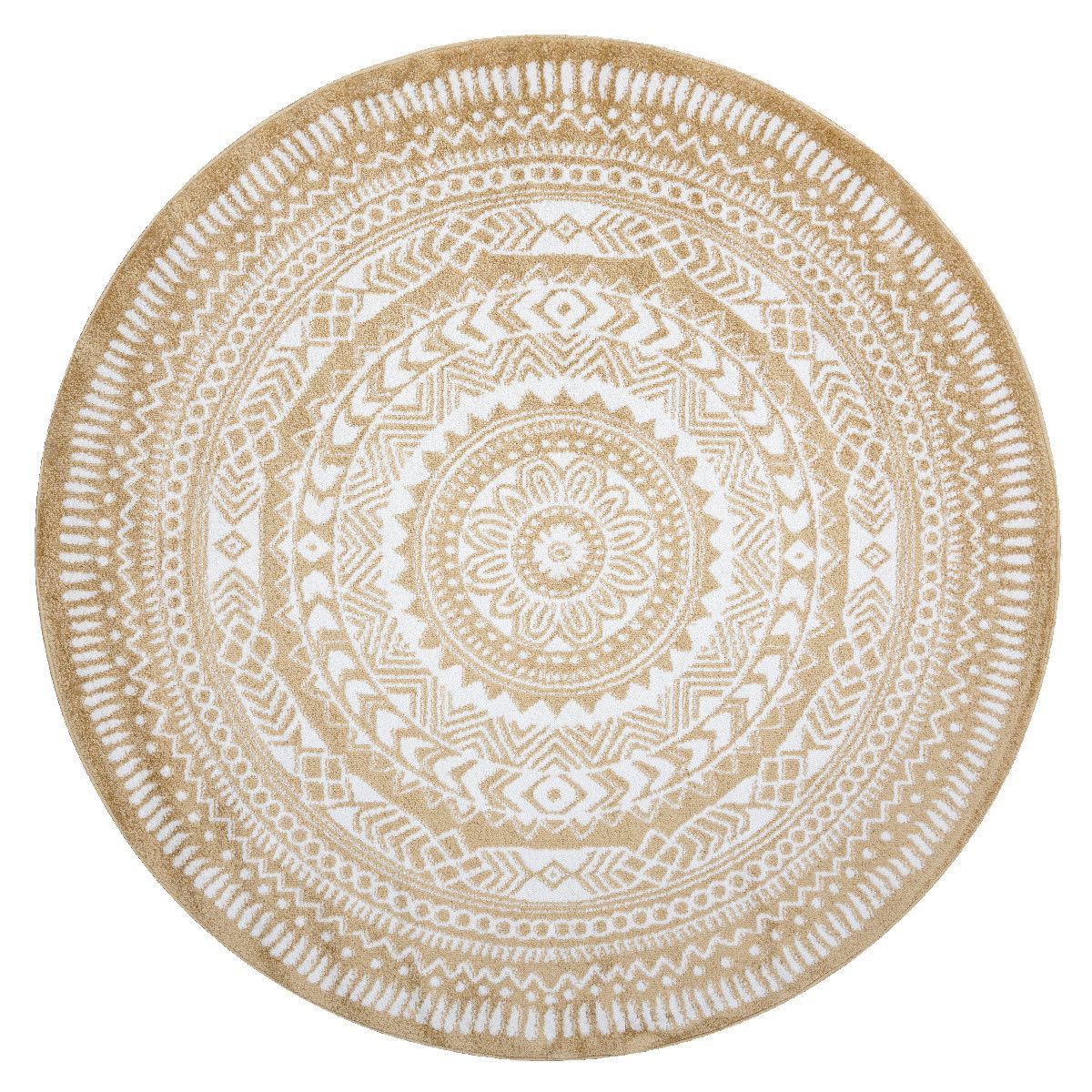 Dywany Łuszczów Kusový koberec Napkin gold kruh - 140x140 (priemer) kruh cm