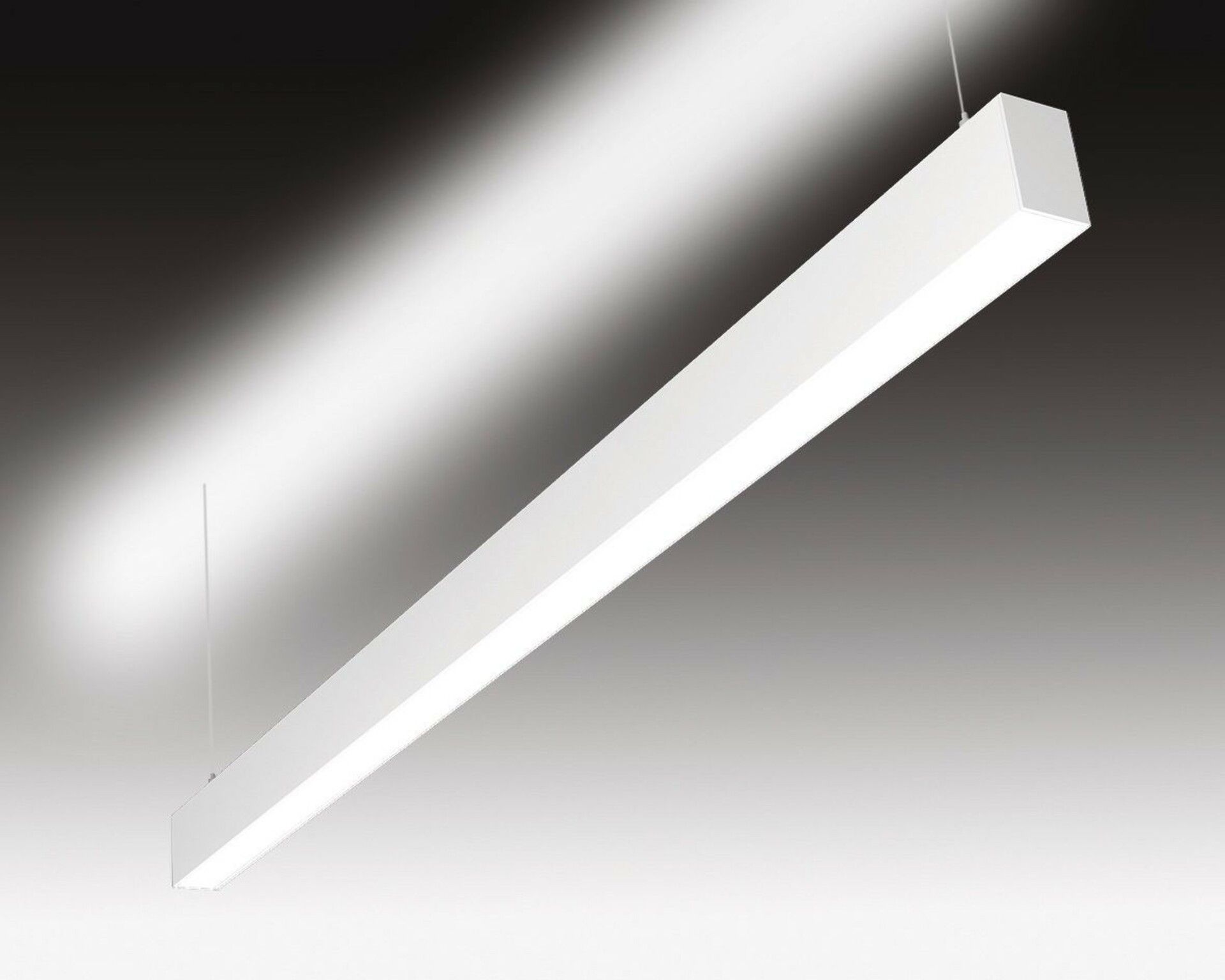 SEC Závěsné LED svítidlo přímé a nepřímé osvětlení WEGA-MODULE2-FAA-DIM-DALI, 50 W, bílá, 1409 x 50 x 79 mm, 4000 K, 5950 lm 320-B-552-01-01-SP