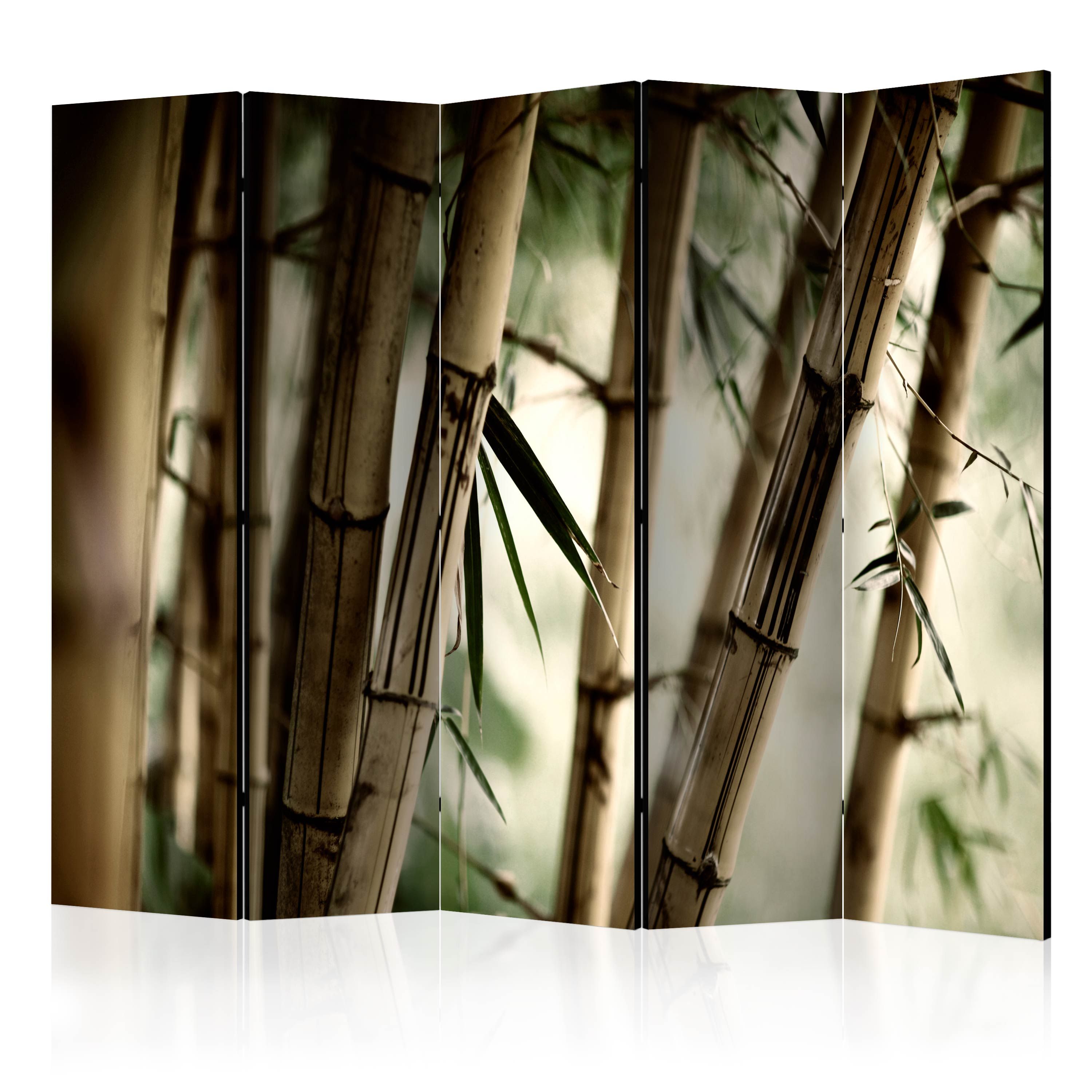 Artgeist Paraván - Fog and bamboo forest [Room Dividers]