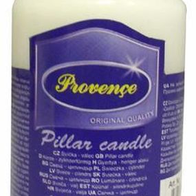 Provence Neparfumovaná sviečka PROVENCE 8cm biela