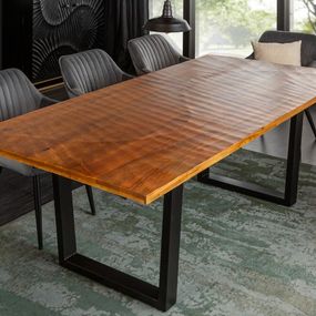 Jedálenský stôl Scorpion 200cm Mango hnedý 35mm