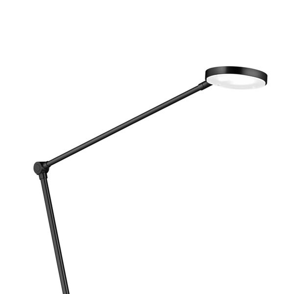 Knapstein Stojaca LED lampa Thea-S ovládanie gestom čierna, Obývacia izba / jedáleň, kov, 12.8W, K: 104cm