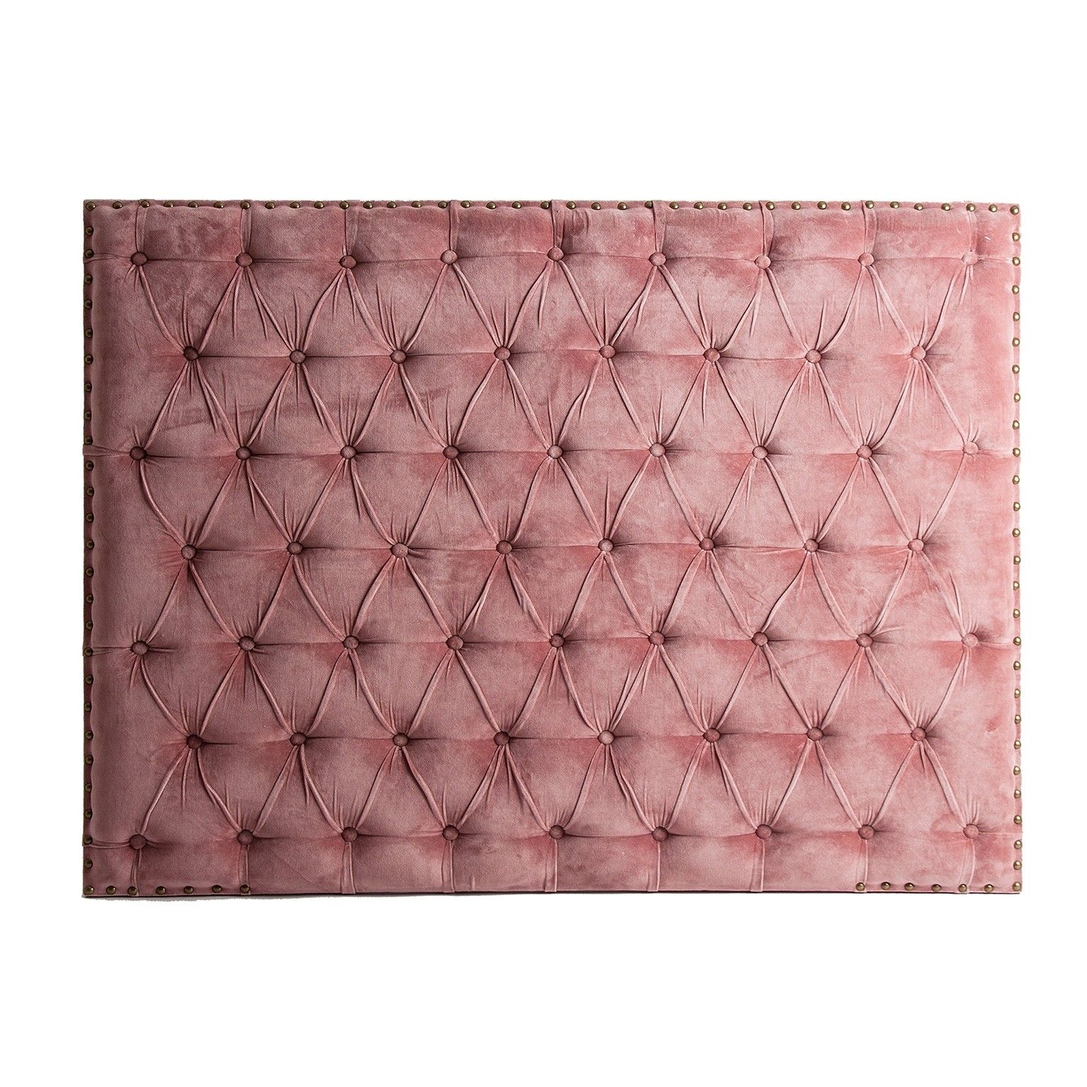 Estila Štýlové chesterfield čelo postele Alvaro v ružovej farbe 160cm