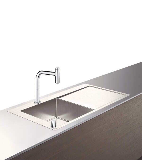 HansGrohe Drezy - Set drezu a batérie C71-F450-12, chróm 43230000