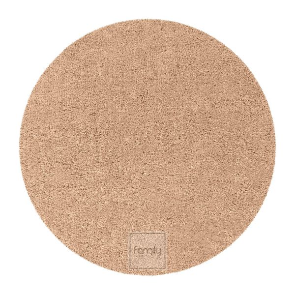 DomTextilu Kvalitný okrúhly koberec v univerzálnej béžovej farbe 44375-207887