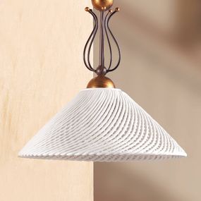 Ceramiche Závesná lampa Retina, Chodba, keramika, kov, E27, 100W