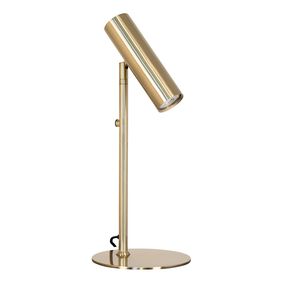 Dizajnová stolová lampa Rapha mosadz