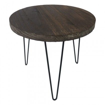 Konferenčný stolík Shape 34x31x34 (tmavé drevo)