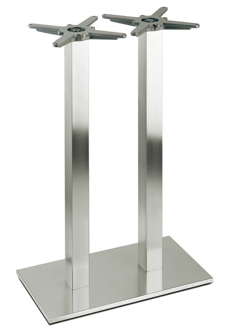 PEDRALI - Stolová podnož INOX 4466 - výška 110 cm