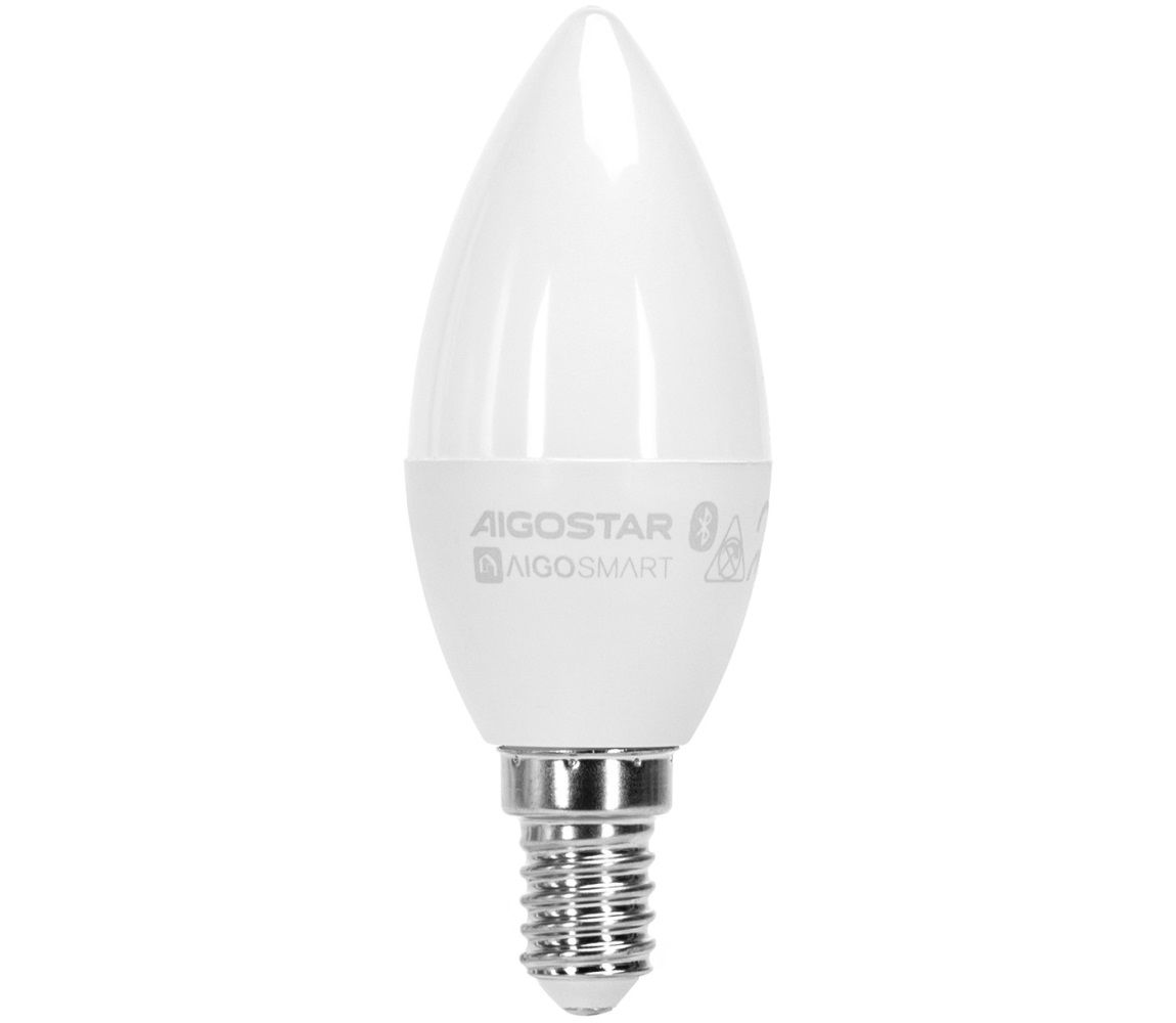 LED RGBW Žiarovka C37 E14/4,9W/230V 2700-6500K - Aigostar