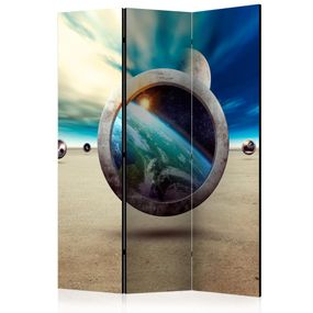 Paraván Planet Walk Dekorhome 135x172 cm (3-dielny)