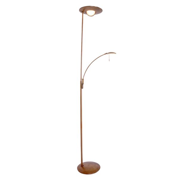 Steinhauer Stojaca LED lampa Zenith bronzovej farby, stmievač, Obývacia izba / jedáleň, oceľ, K: 185cm