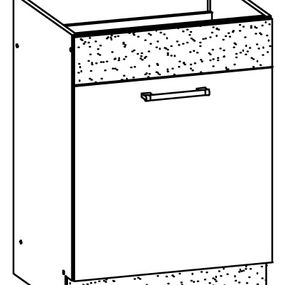 Dolná kuchynská skrinka pod drez Modena MD18 D60Z