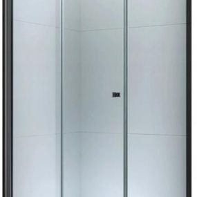 MEXEN/S - LIMA sprchovací kút 100x110 cm, transparent, čierna 856-100-110-70-00