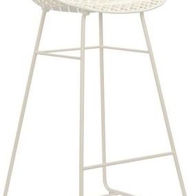 Kartell - Barová stolička Smatrik Outdoor, biela/biela