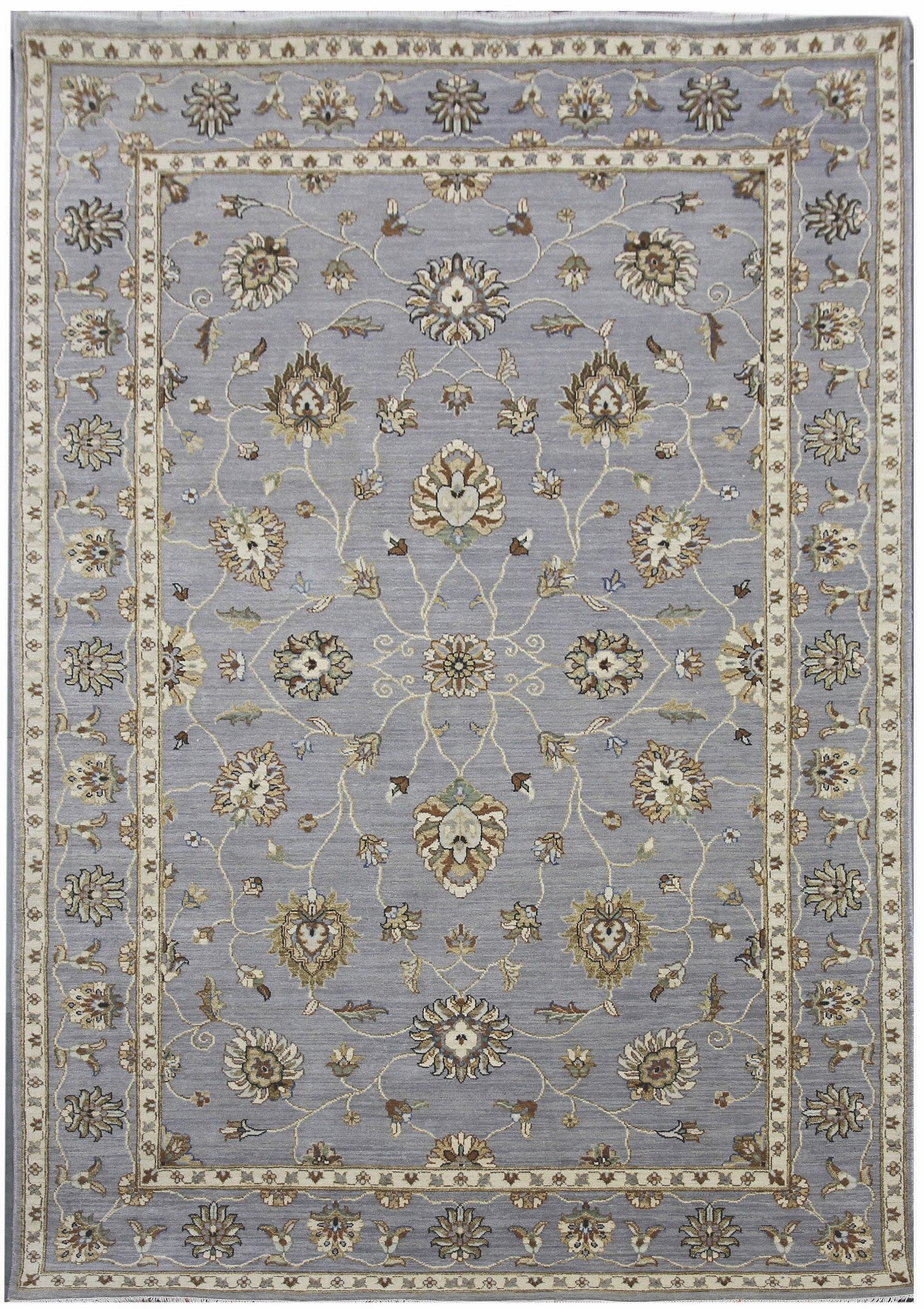 Diamond Carpets koberce Ručne viazaný kusový koberec Diamond DC-M 2 Light grey / light grey - 365x457 cm