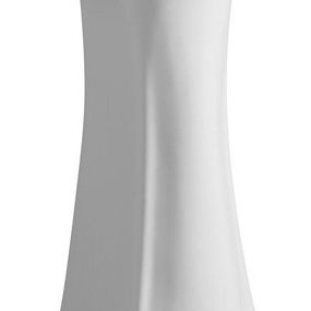 KERASAN - RETRO univerzálny keramický stĺp k umývadlam 56,69,73cm, biela 107001