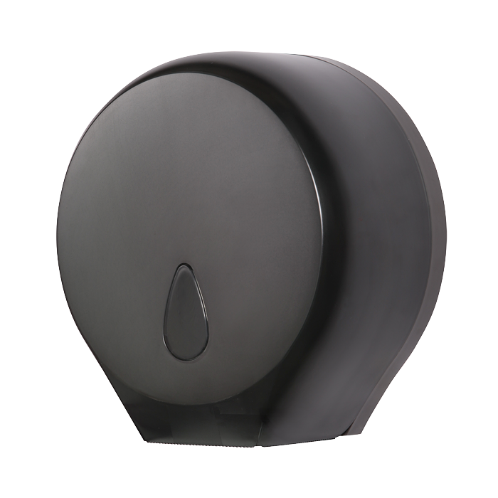 Sanela - Zásobník na toaletný papier, materiál čierny plast ABS