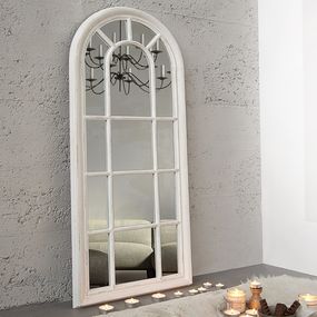 Estila Dizajnové exkluzívne nástenné zrkadlo Castillo 140cm sivá