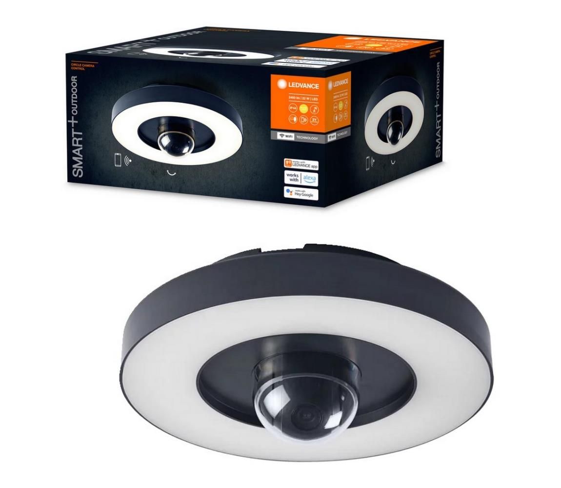 Ledvance - LED Vonkajšie svietidlo so senzorom a kamerou LED/22W/230V IP44 Wi-Fi