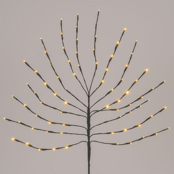 Nexos 72882 Vianočná dekorácia - svetelný strom, 110 cm, 80 LED teple biely