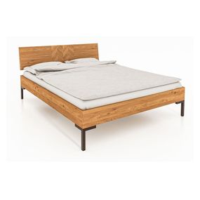 Dvojlôžková posteľ z dubového dreva 180x200 cm Abies 2 - The Beds