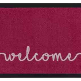 Hanse Home Collection koberce Protišmyková rohožka Welcome 105379 Pink - 40x60 cm