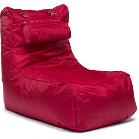 OMNIPULS Sedací vak Pillow lounge Omni Bag vínově červený