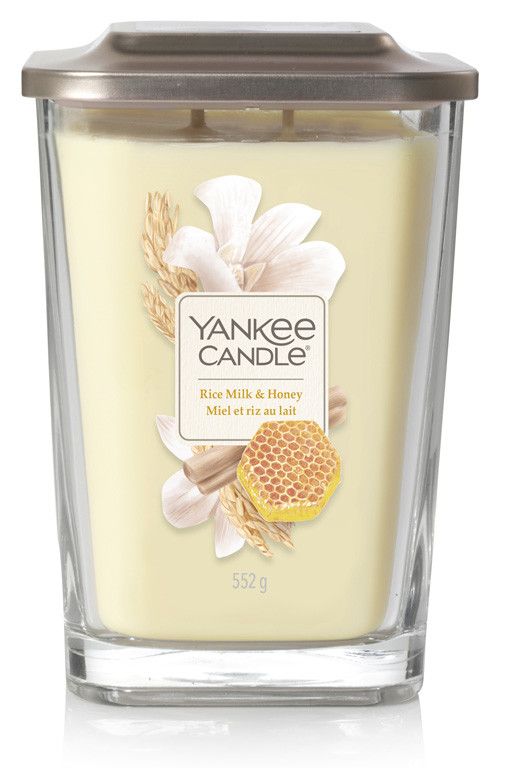 Vonná sviečka Yankee Candle veľká 2 knôty Rice milk and honey