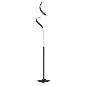 TRIO R42051132 COURSE stojacia lampa dotyková LED 11W/1150lm 3000K, matná čierna, stmievateľná