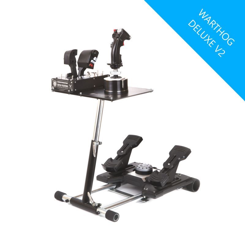 Wheel Stand Pro, DELUXE V2 stojan na joystick pro Thrustmaster HOTAS WARTHOG, Saitek X55/Saitek X52