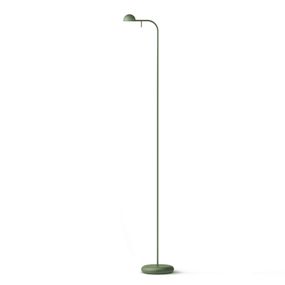 Vibia Pin 1660 stojaca LED lampa, 125 cm, zelená, Obývacia izba / jedáleň, ušľachtilá oceľ, hliník, zamak, 4.5W, Energialuokka: E, K: 125cm