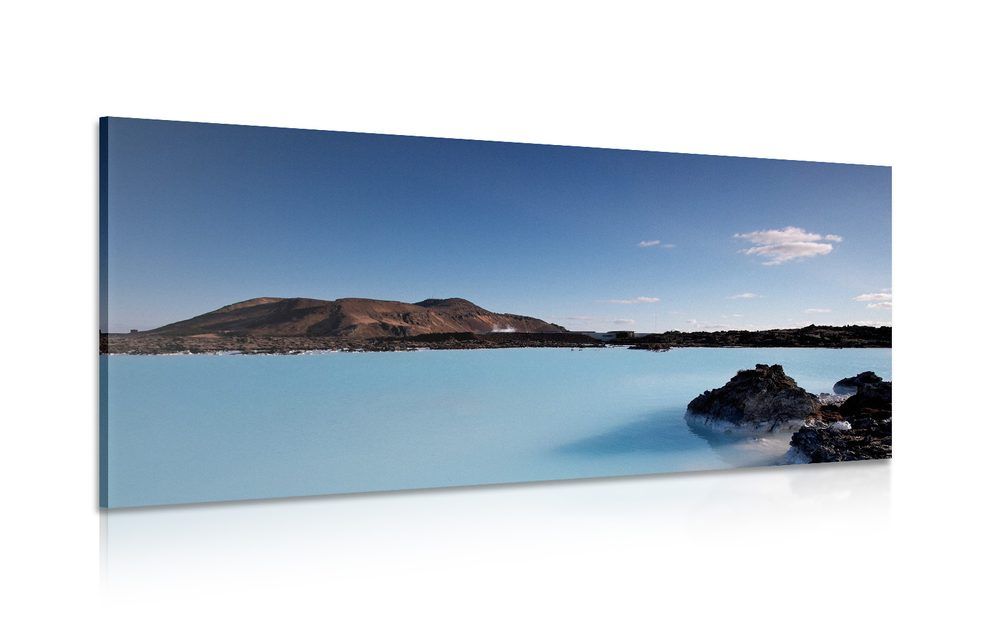 Obraz modrá lagúna - 120x60