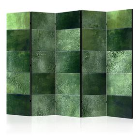 Artgeist Paraván - Green Puzzle II [Room Dividers]