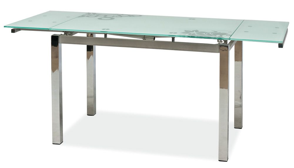 Jedálenský stôl GD-017 (biely) (pre 4 až 6 osôb)