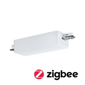 Paulmann URail Dimm/Switch ZigBee biela, kov, 500W, P: 15.5 cm, L: 5.6 cm, K: 3.5cm