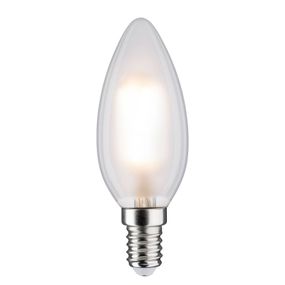 Paulmann LED sviečková žiarovka E14 5W 2.700K matná, sklo, E14, 5W, Energialuokka: F, P: 9.8 cm