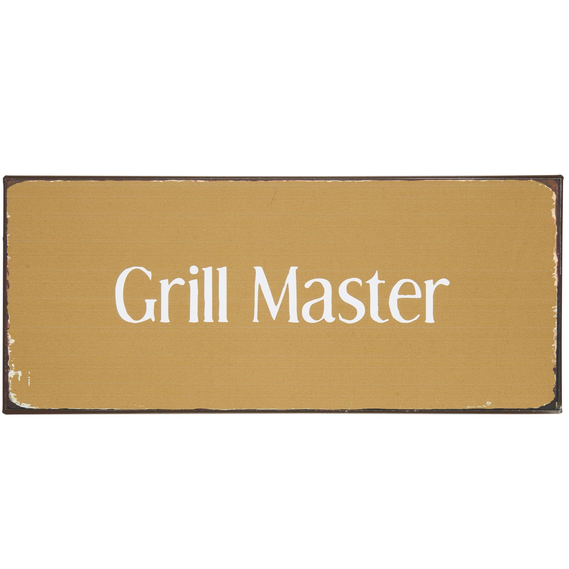 IB LAURSEN Plechová ceduľa Grill Master