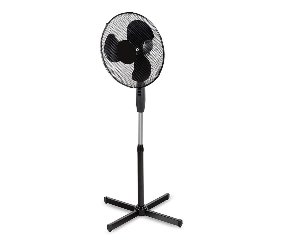 Stojanový ventilátor 40W/230V pr. 40 cm čierna