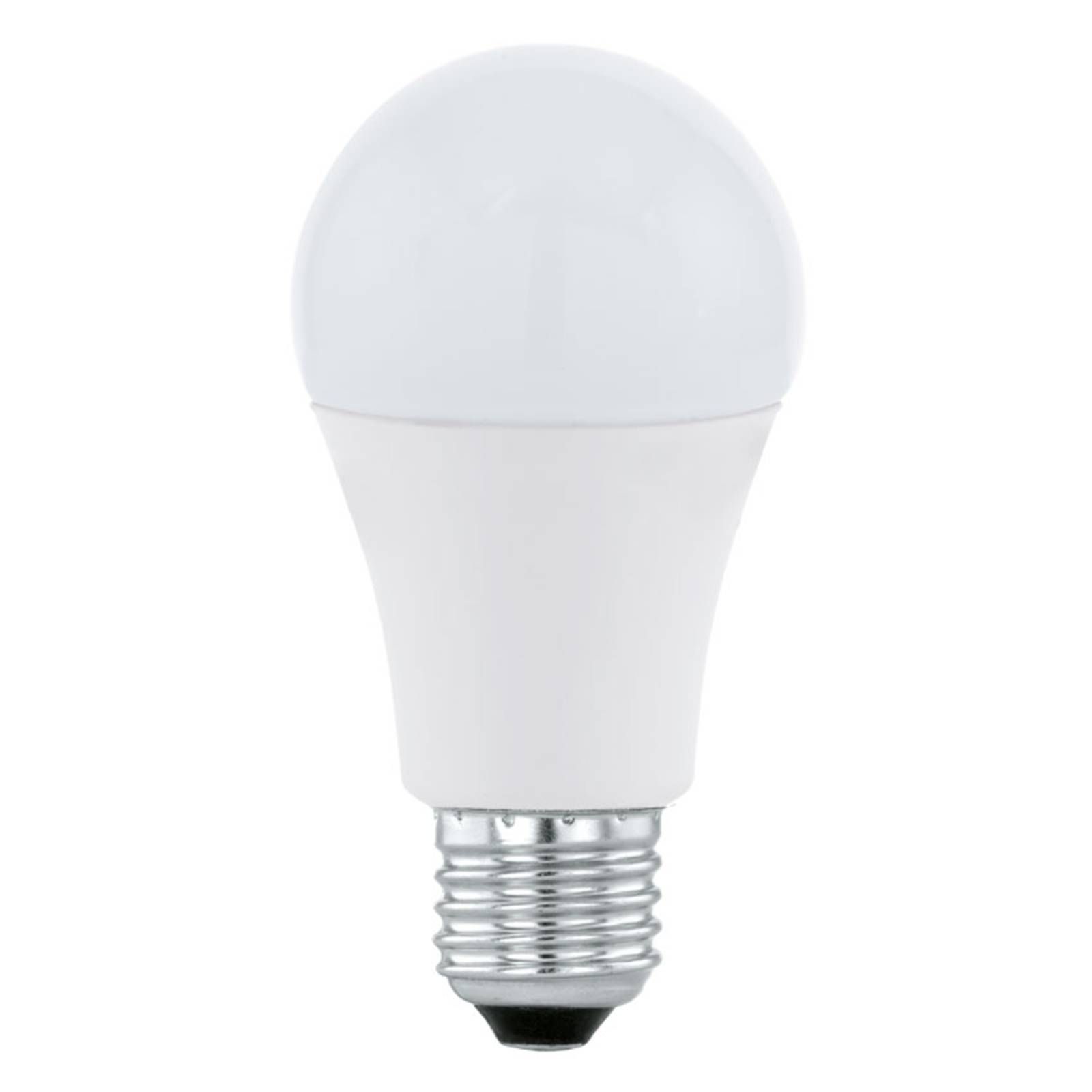 EGLO LED žiarovka E27 A60 11W teplá biela, opál, plast, E27, 11W, Energialuokka: F, P: 12 cm