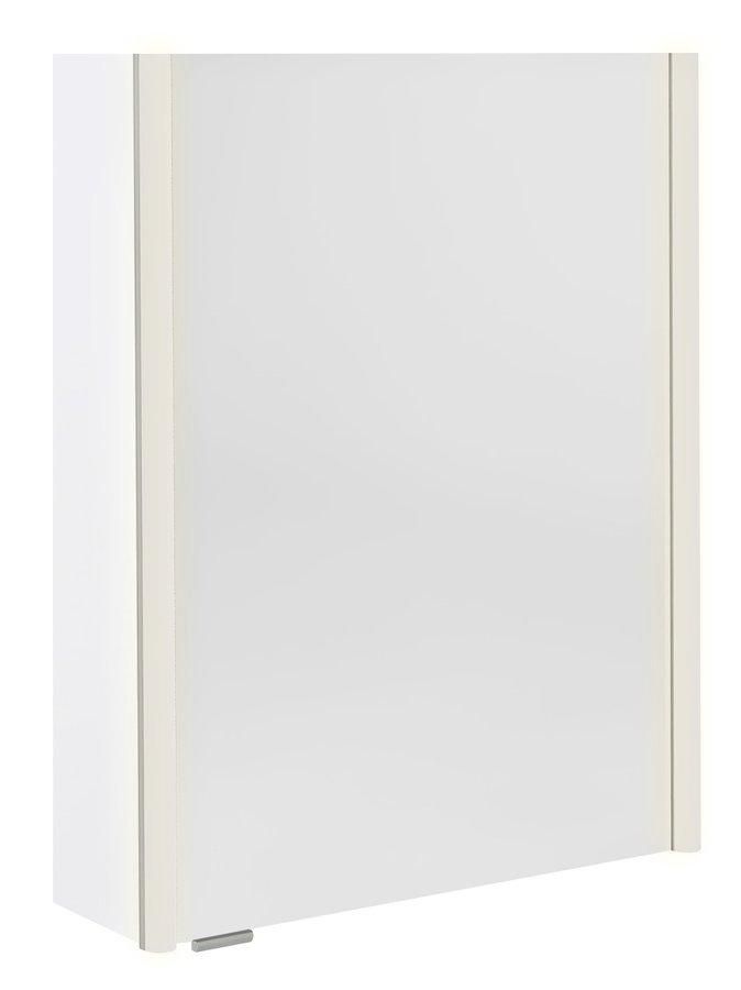 SAPHO - ALIX galérka s LED osvetlením 56x70x17,5cm, ľavá/pravá, biela AX156-0030