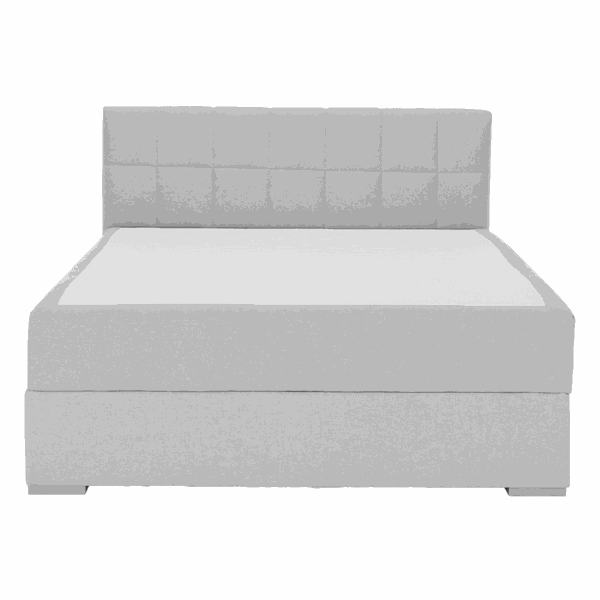 Boxspringová posteľ 140x200, svetlosivá, FERATA KOMFORT