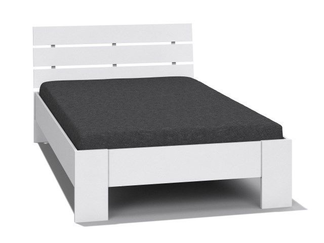 Študentská posteľ rea nasťa 120x200cm - biela