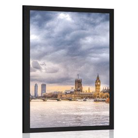 Plagát jedinečný Londýn - 60x90 black