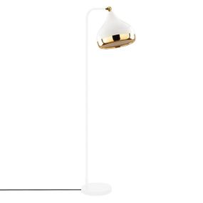 Stojacia lampa Yildo 120 cm zlatá/biela