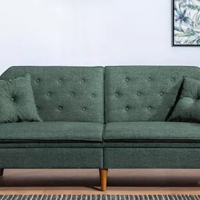 Sofahouse Dizajnová rozkladacia sedačka Kaloni 202 cm zelená