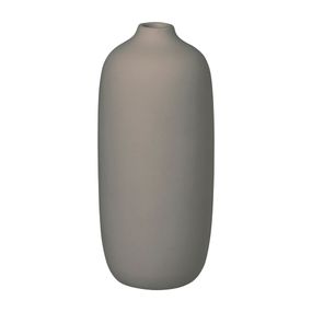 Sivá keramická váza Blomus Ceola, výška 18 cm