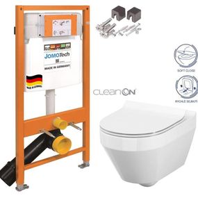 JOMOTech modul pre závesné WC bez sedátka + WC CERSANIT CLEANON CREA OVÁL + SEDADLO 174-91100700-00 CR1